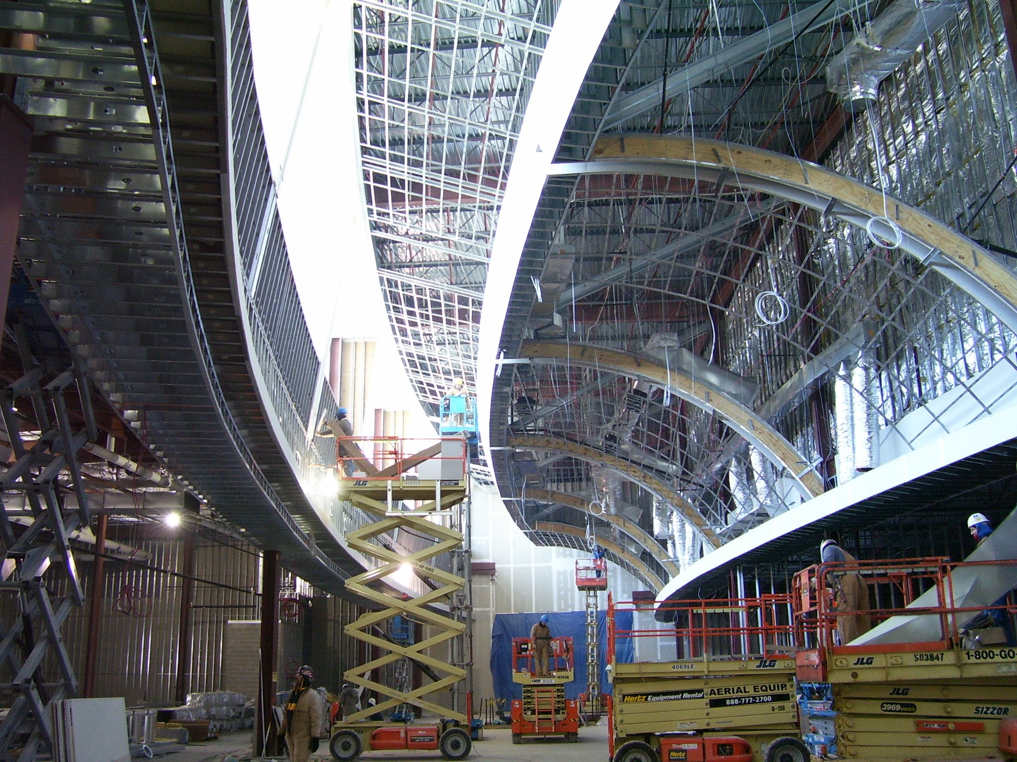 commercial construction interior photo